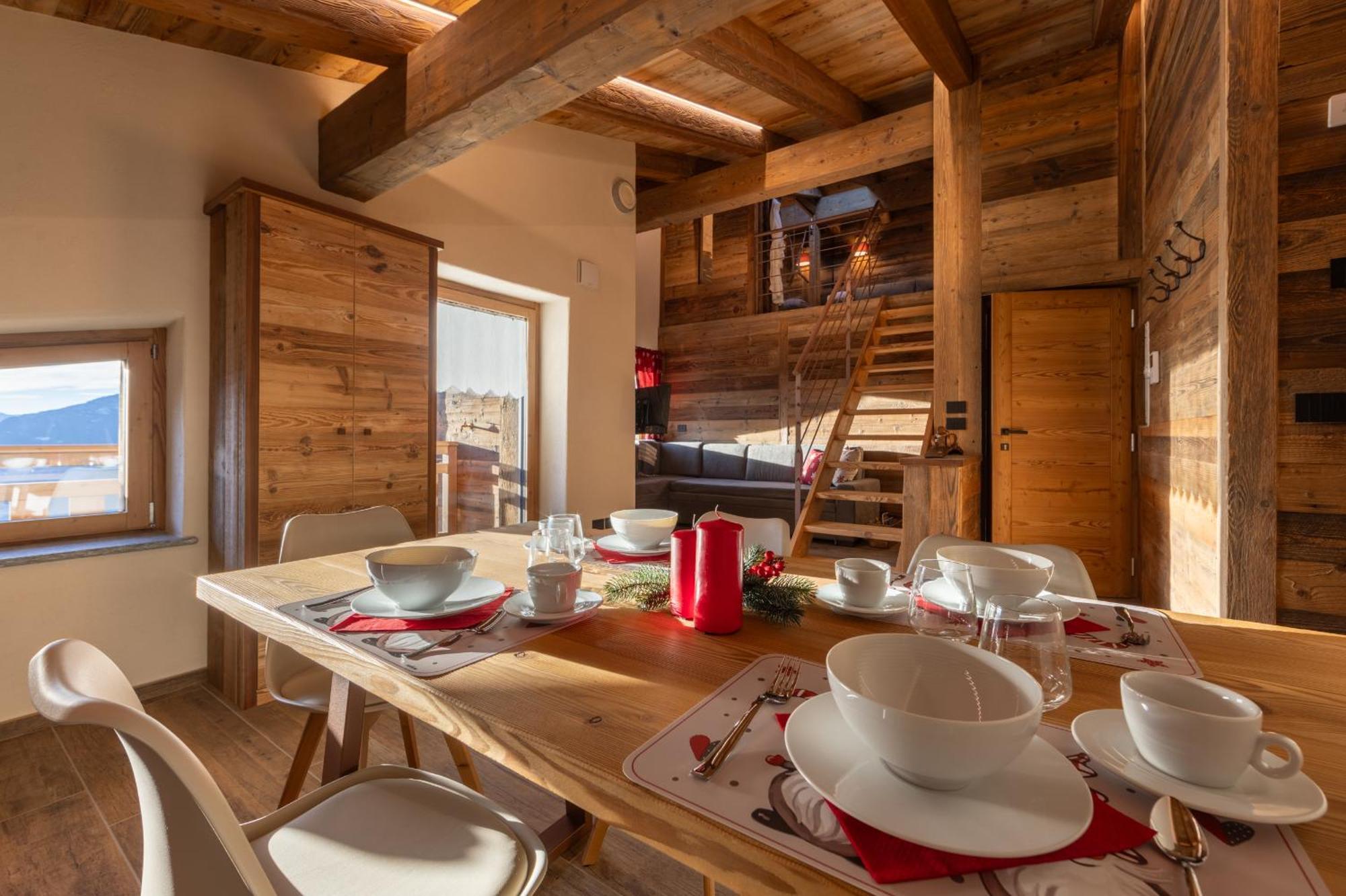 Les Reves Des Montagnards, Appartements De Charme Torgnon Ngoại thất bức ảnh